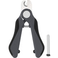 Swihauk Heavy Duty Dog Nail Clippers and Trimmers, Professional Pet Nail Clippers with Nail File for Dogs Cats Small Animal, Claw Clippers with Safety Guard to Prevent Over-Cutting, Gray